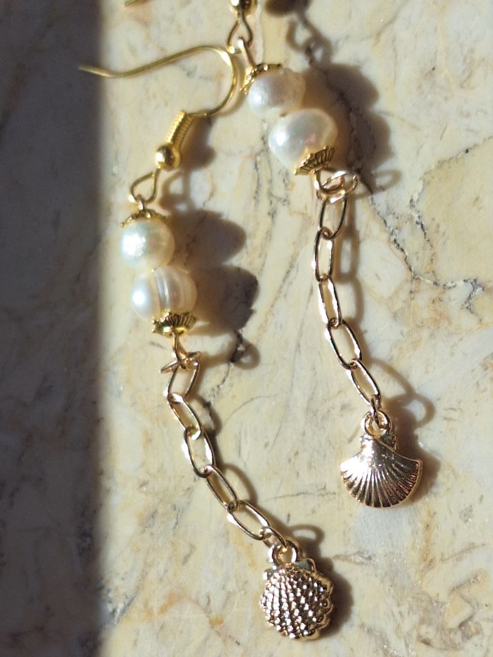 Handmade Pearl Earrings – Ocean Light