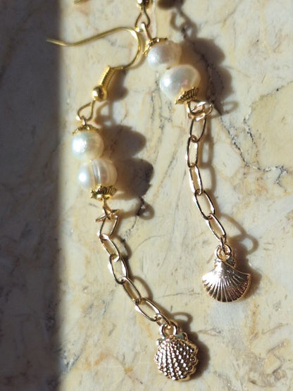 Handmade Pearl Earrings – Ocean Light