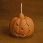 Kerze „Kleine Kürbis“ – Handgemacht, Herbst Deko, Naturwachs